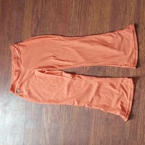 Nike Kids Orange Flared Leggings